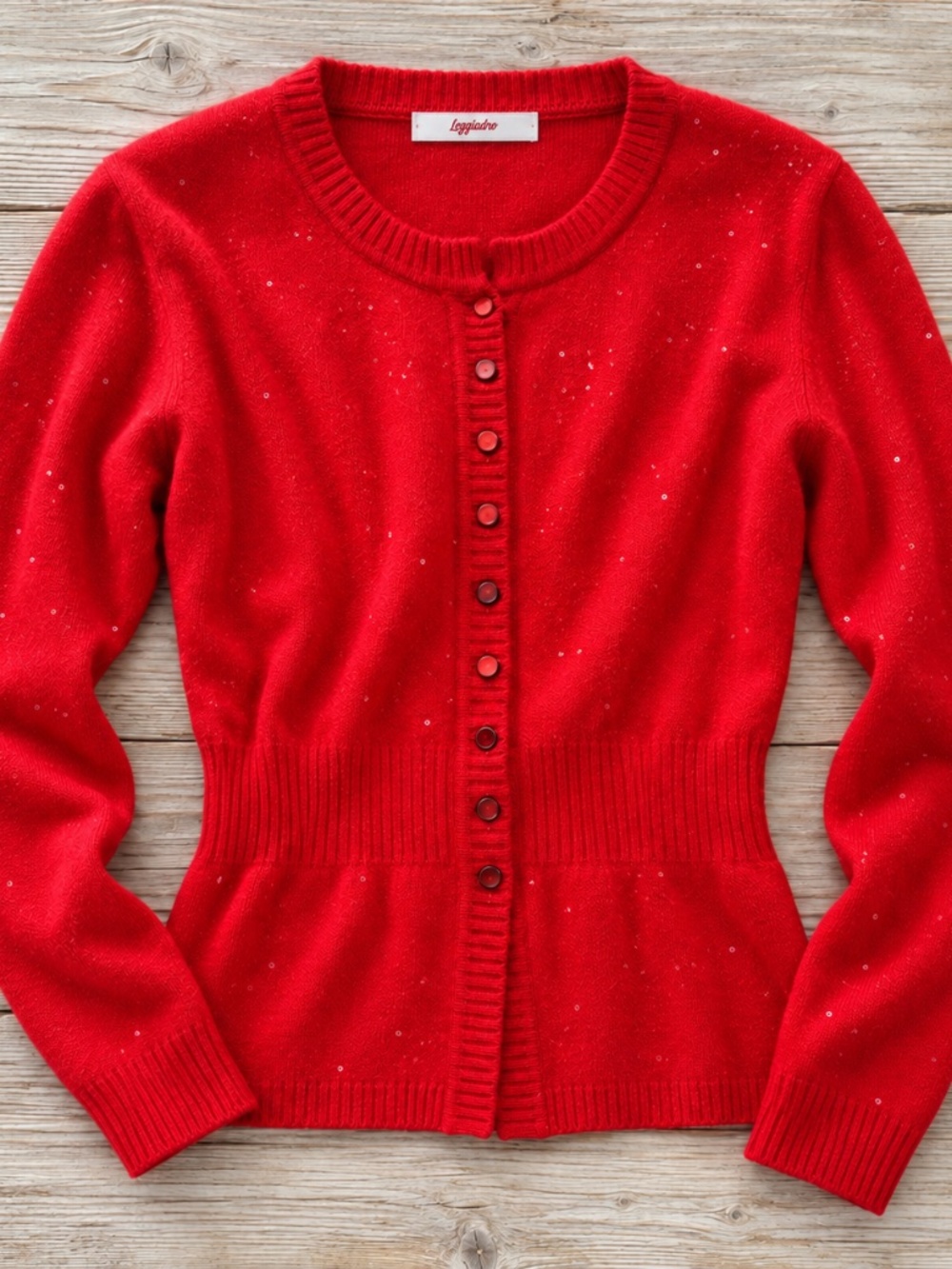 Italian Luxury Cashmere Cardigan| Large | Lux | Large - Picture 8 of 8